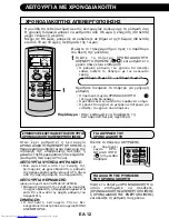 Preview for 110 page of Sharp AY -AP18CE Operation Manual