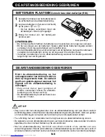 Preview for 120 page of Sharp AY -AP18CE Operation Manual