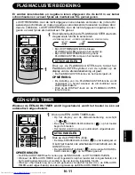 Preview for 125 page of Sharp AY -AP18CE Operation Manual