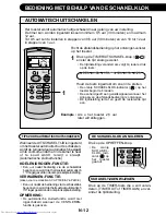 Preview for 126 page of Sharp AY -AP18CE Operation Manual