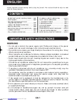 Preview for 3 page of Sharp AY-XP12GHR Operation Manual