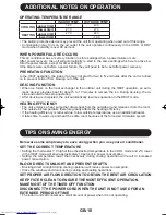 Preview for 20 page of Sharp AY-XP12GHR Operation Manual