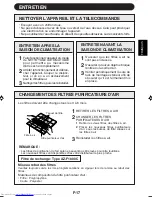 Preview for 41 page of Sharp AY-XP18GR Operation Manual