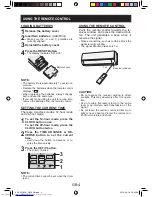 Предварительный просмотр 6 страницы Sharp AY-XP24LR Operation Manual