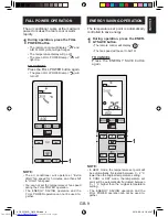 Предварительный просмотр 11 страницы Sharp AY-XP24LR Operation Manual