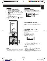 Предварительный просмотр 13 страницы Sharp AY-XP24LR Operation Manual