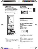 Предварительный просмотр 29 страницы Sharp AY-XP24LR Operation Manual