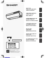 Sharp AY-XPC12JHR Operation Manual preview