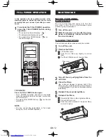 Предварительный просмотр 14 страницы Sharp AY-XPC12JHR Operation Manual