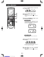 Preview for 8 page of Sharp AY-XPC12JR Operation Manual