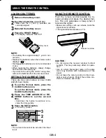 Предварительный просмотр 6 страницы Sharp AY-XPC12PHR Operation Manuals