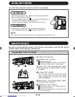 Предварительный просмотр 18 страницы Sharp AY-XPM12FR Operation Manual