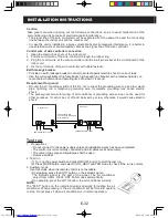 Preview for 34 page of Sharp AZ-18J Installation And Operation Manual