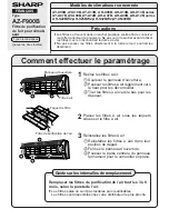 Preview for 3 page of Sharp AZ-F900B Operation Manual