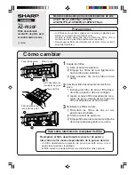 Preview for 2 page of Sharp AZ-F920F Operation Manual