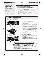 Preview for 3 page of Sharp AZ-F920F Operation Manual