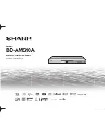 Предварительный просмотр 1 страницы Sharp BD-AMS10A Operation Manual