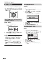 Preview for 26 page of Sharp BD-HP17U - AQUOS 1080p Blu-ray DiscTM Player Operation Manual