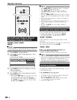 Preview for 32 page of Sharp BD-HP17U - AQUOS 1080p Blu-ray DiscTM Player Operation Manual