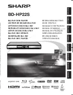 Предварительный просмотр 1 страницы Sharp BD-HP22S Operation Manual