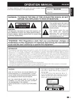 Preview for 3 page of Sharp BD HP22U - AQUOS Blu-Ray Disc Player Operation Manual