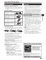 Preview for 11 page of Sharp BD HP22U - AQUOS Blu-Ray Disc Player Operation Manual