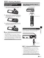 Preview for 21 page of Sharp BD HP22U - AQUOS Blu-Ray Disc Player Operation Manual