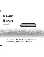 Sharp BD-HP25X Operation Manual preview