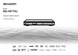 Sharp BD-HP75U Operation Manual preview