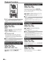 Preview for 36 page of Sharp BD-HP80U Operation Manual