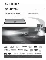 Предварительный просмотр 1 страницы Sharp BD-HP90U Operation Manual