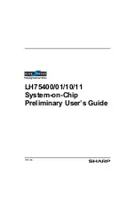 Sharp Blue Treak LH75400 User Manual preview