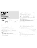 Sharp C100MFE Operation Manual preview