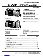 Preview for 1 page of Sharp C3400C Service Manual