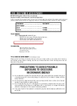 Preview for 2 page of Sharp Carousel EM136A2SU-PVH Manual