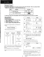 Preview for 10 page of Sharp Carousel II R-1830 Operation Manual