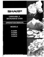 Sharp Carousel II R-3A54 Operation Manual preview