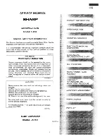 Preview for 3 page of Sharp Carousel II R-3A54 Service Manual