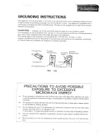 Preview for 6 page of Sharp Carousel II R-8570 Operation Manual