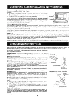 Preview for 6 page of Sharp CAROUSEL II R-9H84 Operation Manual