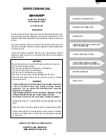 Preview for 5 page of Sharp Carousel R-1200 Service Manual