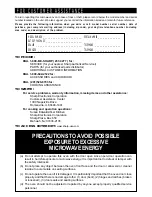 Preview for 3 page of Sharp Carousel R-120D Operation Manuals