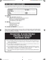 Preview for 2 page of Sharp CAROUSEL R-120PK Operation Manual