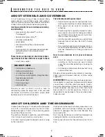 Preview for 7 page of Sharp CAROUSEL R-120PK Operation Manual