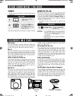 Preview for 14 page of Sharp CAROUSEL R-120PK Operation Manual