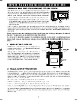 Preview for 6 page of Sharp Carousel R-1405, Carousel R-1406 Installation Instructions Manual