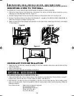 Preview for 14 page of Sharp Carousel R-1405, Carousel R-1406 Installation Instructions Manual