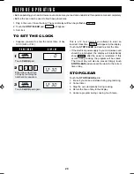 Preview for 20 page of Sharp Carousel R-1405, Carousel R-1406 Installation Instructions Manual