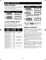 Preview for 21 page of Sharp Carousel R-1405, Carousel R-1406 Installation Instructions Manual