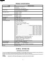 Preview for 6 page of Sharp Carousel R-1405, Carousel R-1406 Service Manual